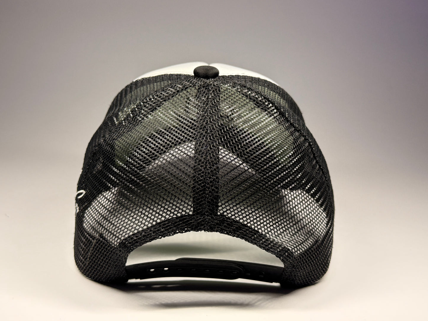 Trucker Hat ( Black And White Infusion )