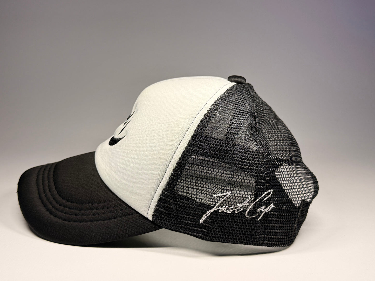 Trucker Hat ( Black And White Infusion )